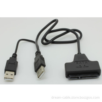 USB2.0 to SATA Male to Female 2.5" HDD Enclosure Cable